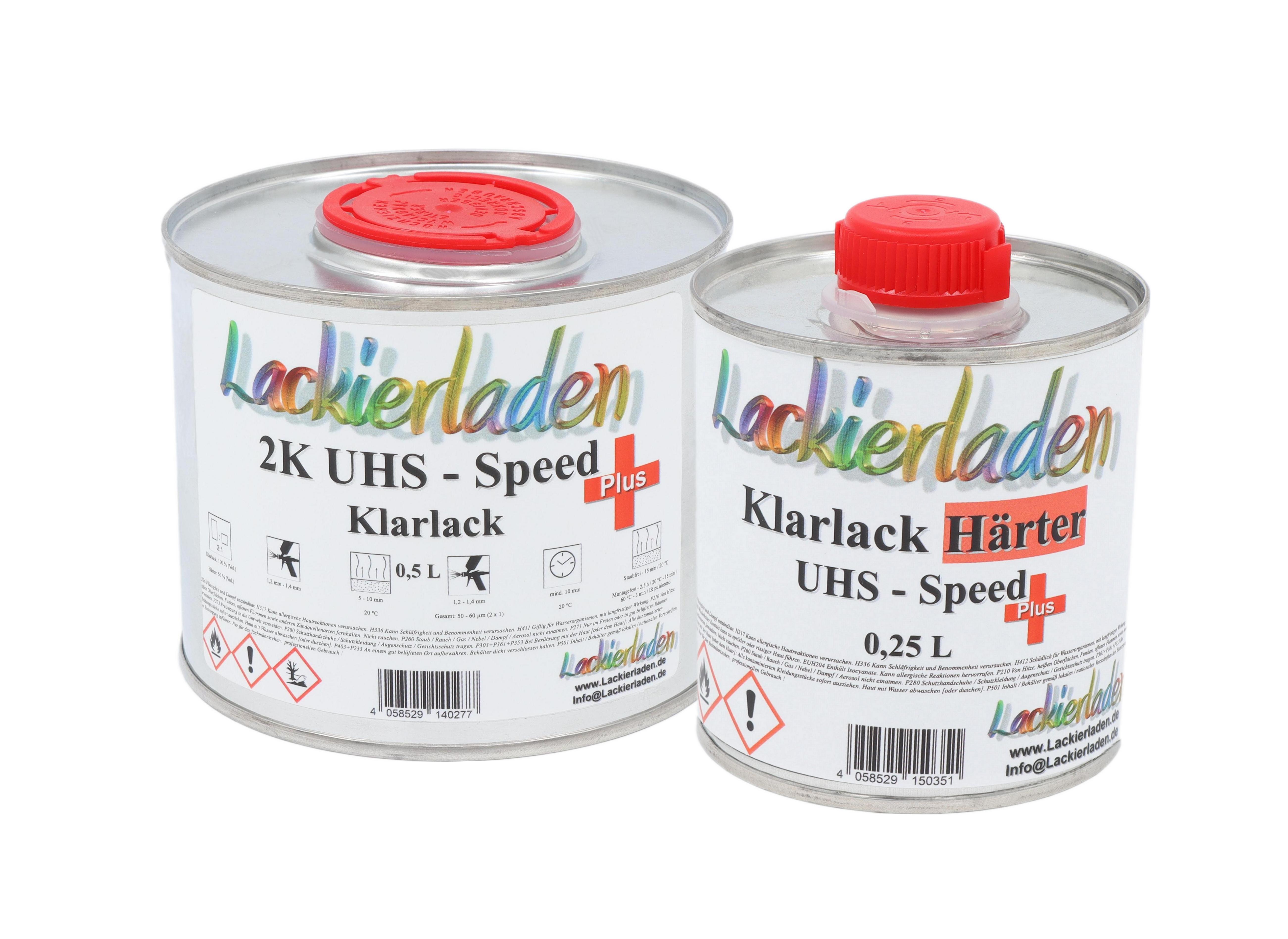 SET 2K UHS Speed Plus 2:1 Klarlack inkl. Härter 0,75 L | Klarlack 0,5 L Härter 0,25 L