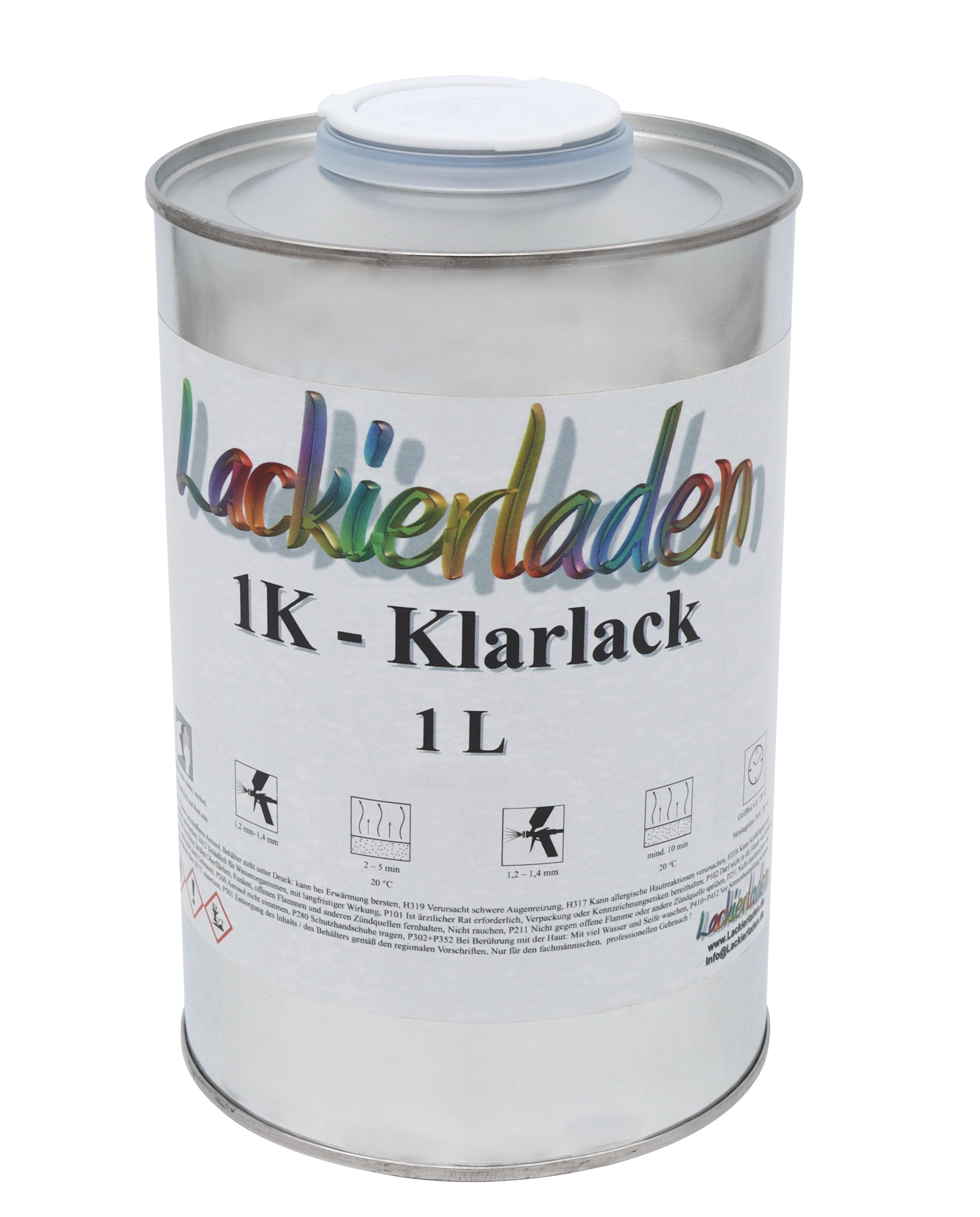 1K Klarlack 1,0 L | lackieren klar Lack 1L glänzend versiegeln