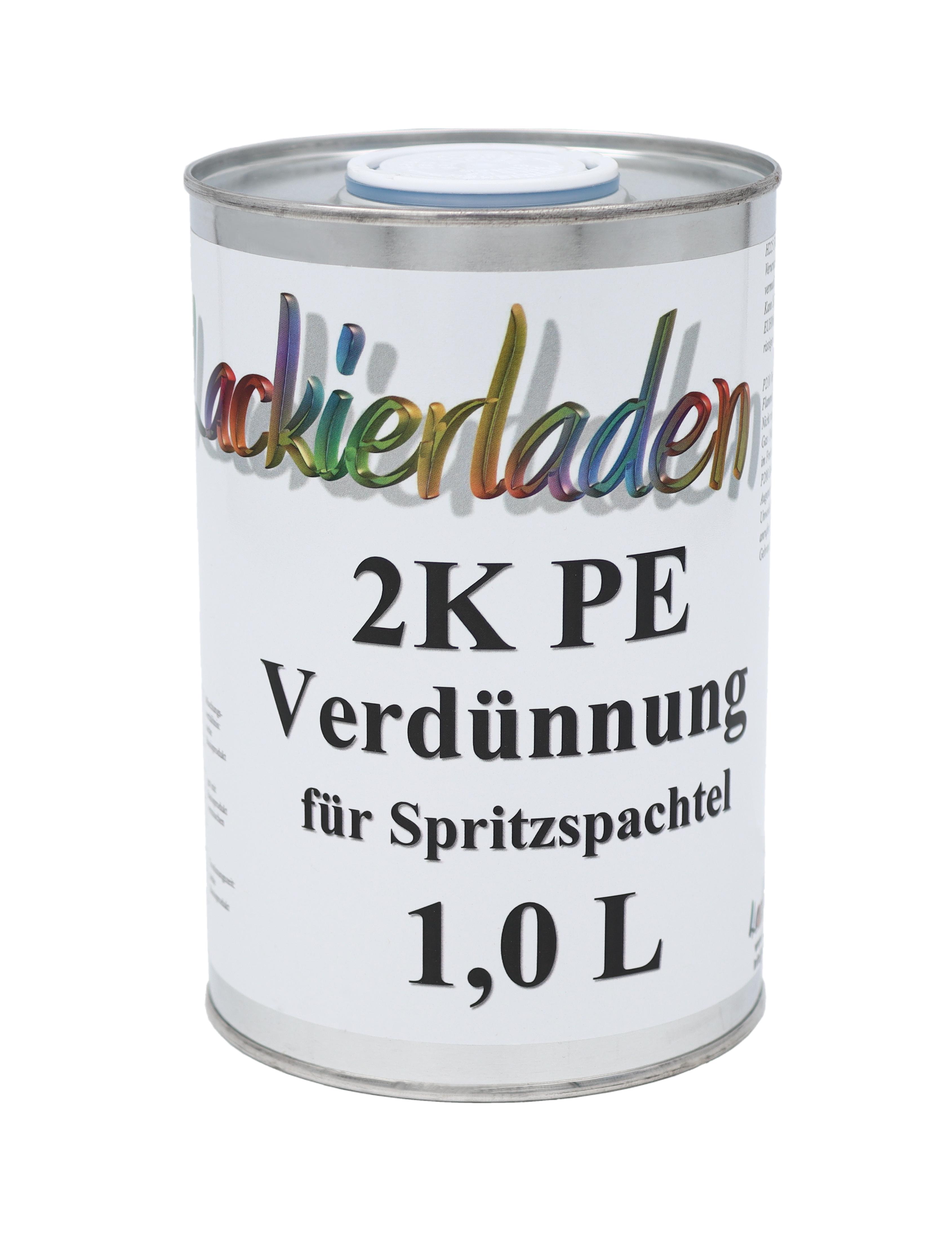 PE Verdünnung für Spritzspachtel 1,0 L | verdünnen Polyesterprodukte 1000 ml 1 L