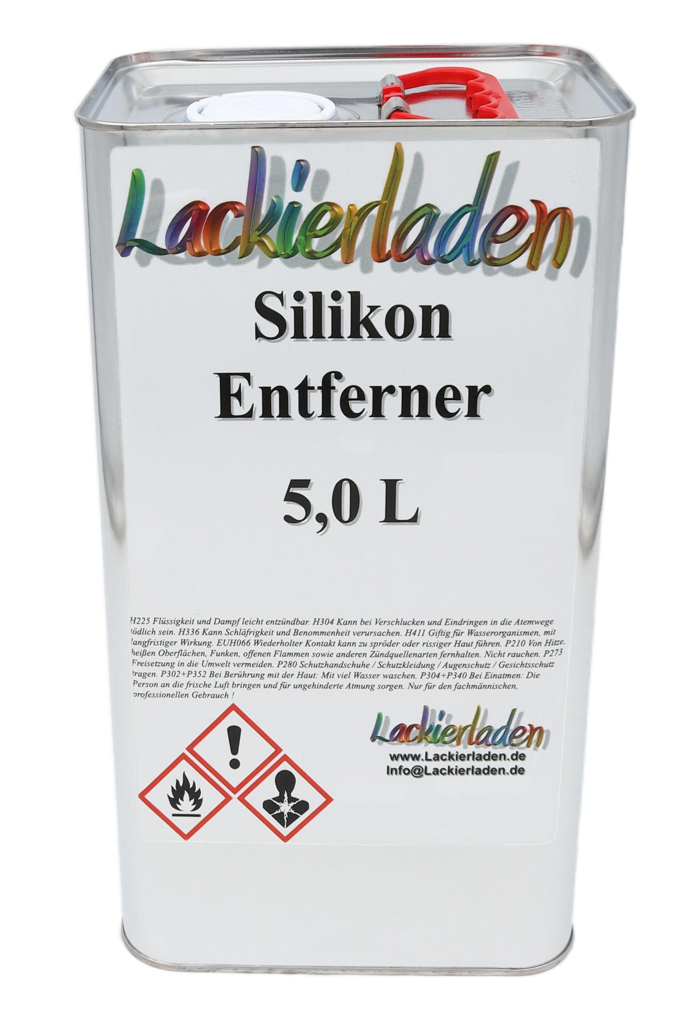 Silikonentferner nomal 5,0 L | entfetten reinigen Autolack 5000 ml 5L