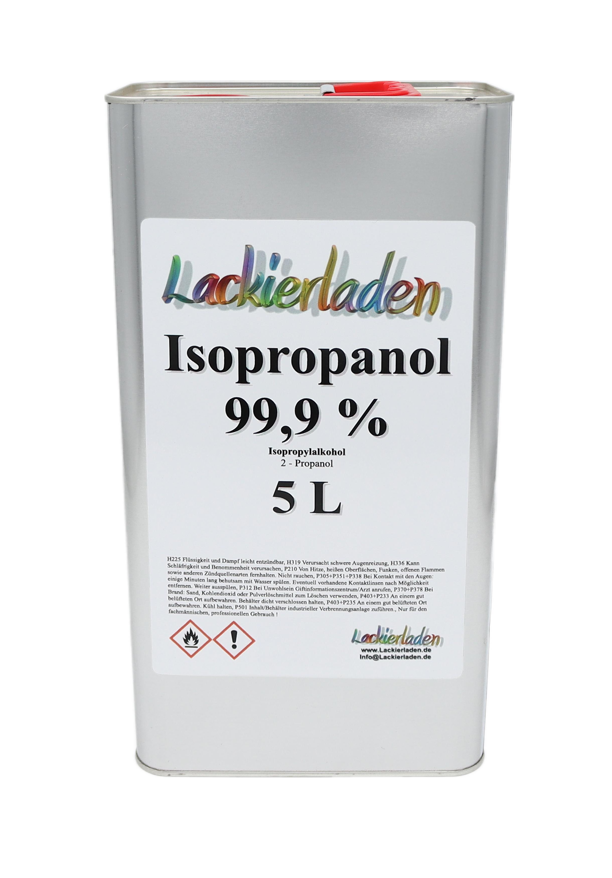 Isopropanol 2-Propanol Isopropylalkohol 99,5% 5,0 L | IPA Reiniger Hände Haut 5L