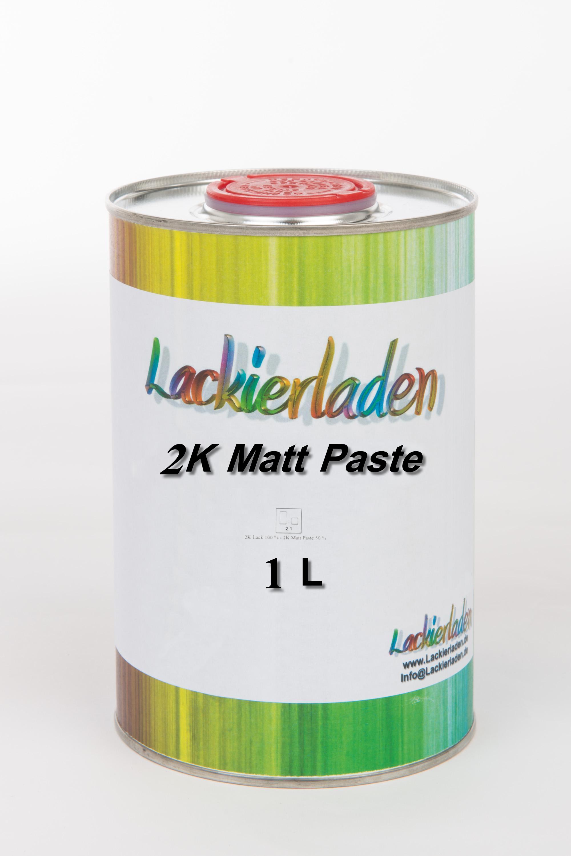 2K Matt Paste 1,0 L | von glänzend zu matt mattieren Lack 1000 ml 1L