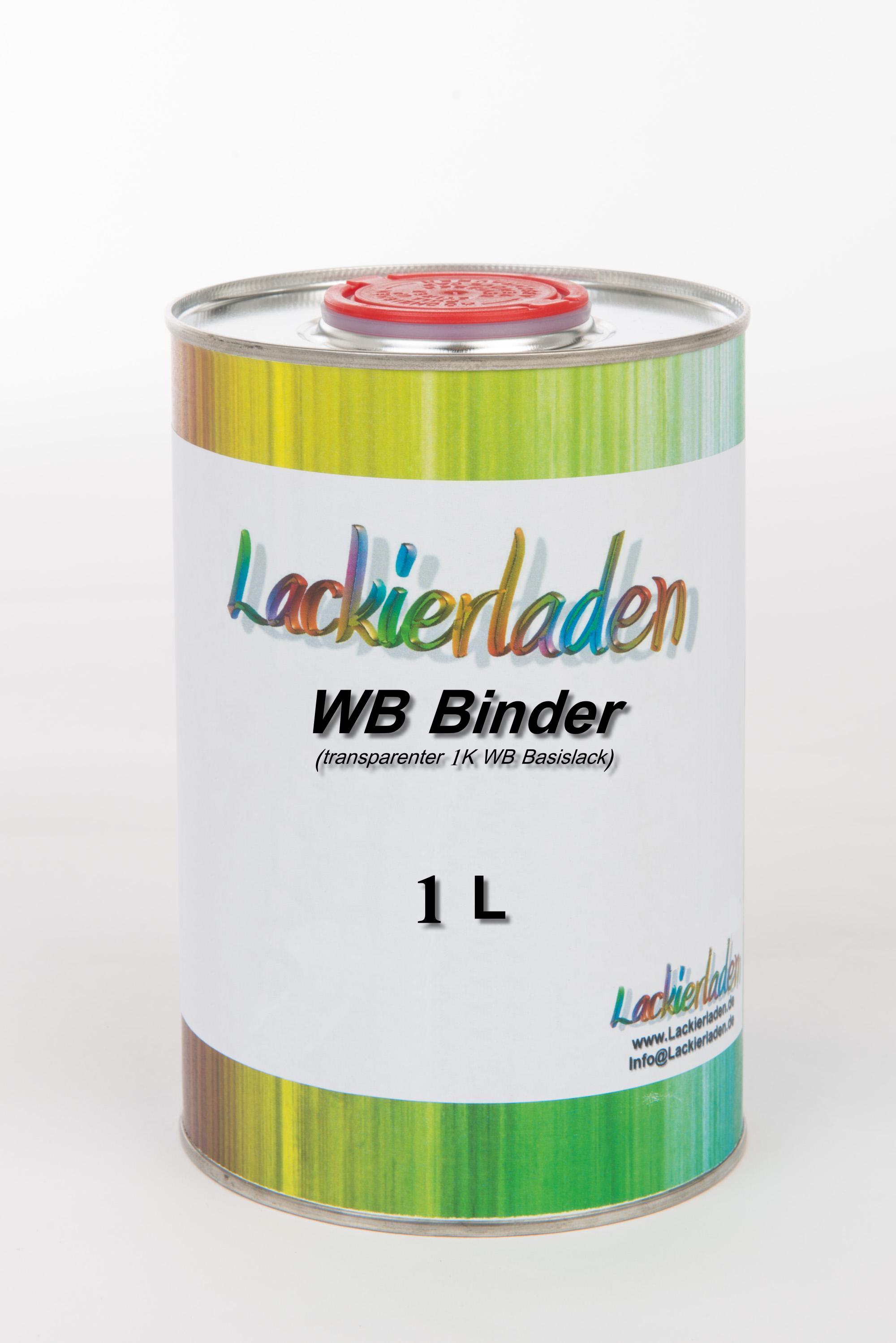 WB Binder (transparenter 1K WB Basislack) 1,0 L | farblos wasserbasis Lackzusatz 1L