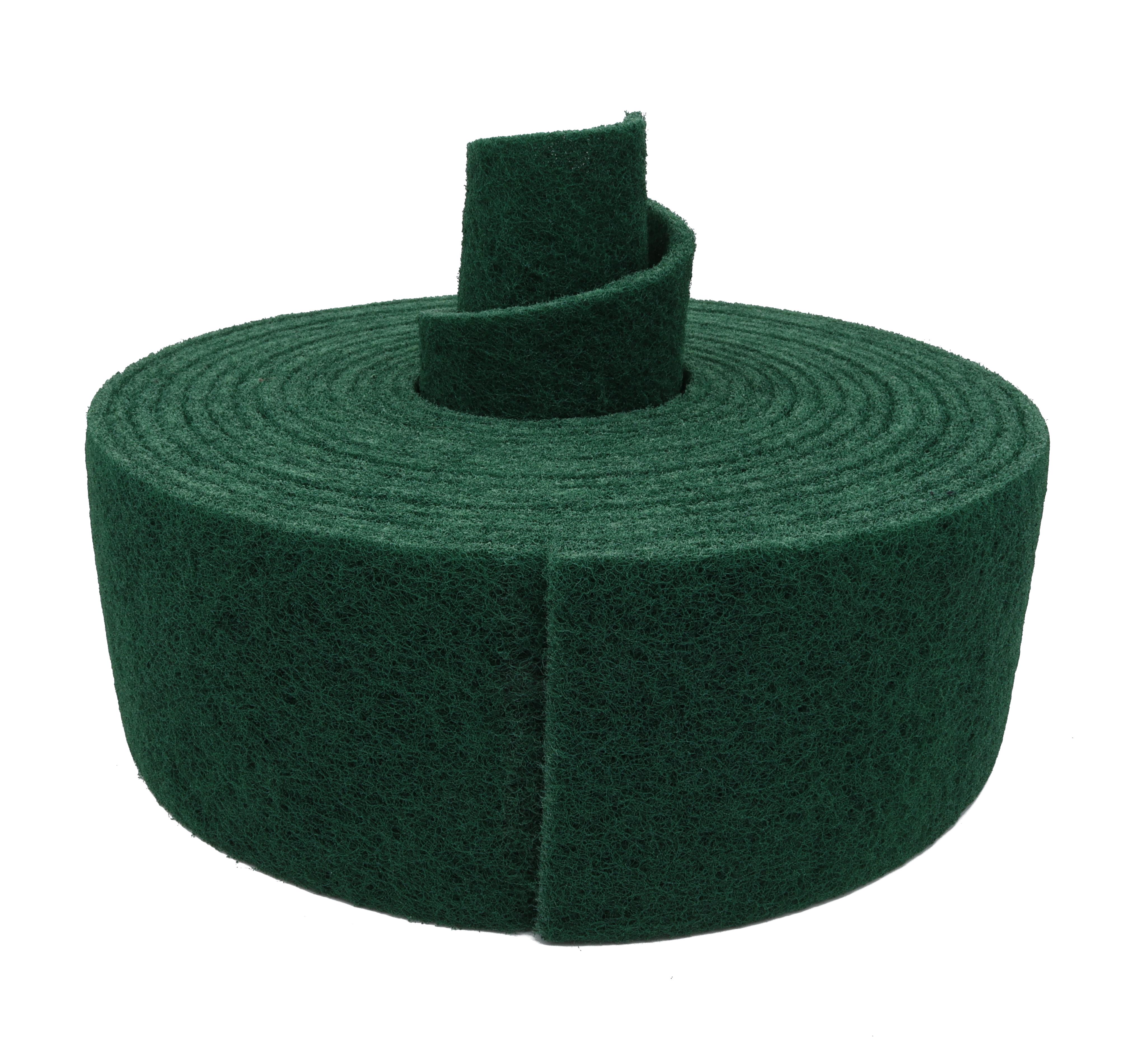 Schleifvlies Rolle grün P240 100 mm x 10 m | Vliespad Schleifmatte mattieren 10m