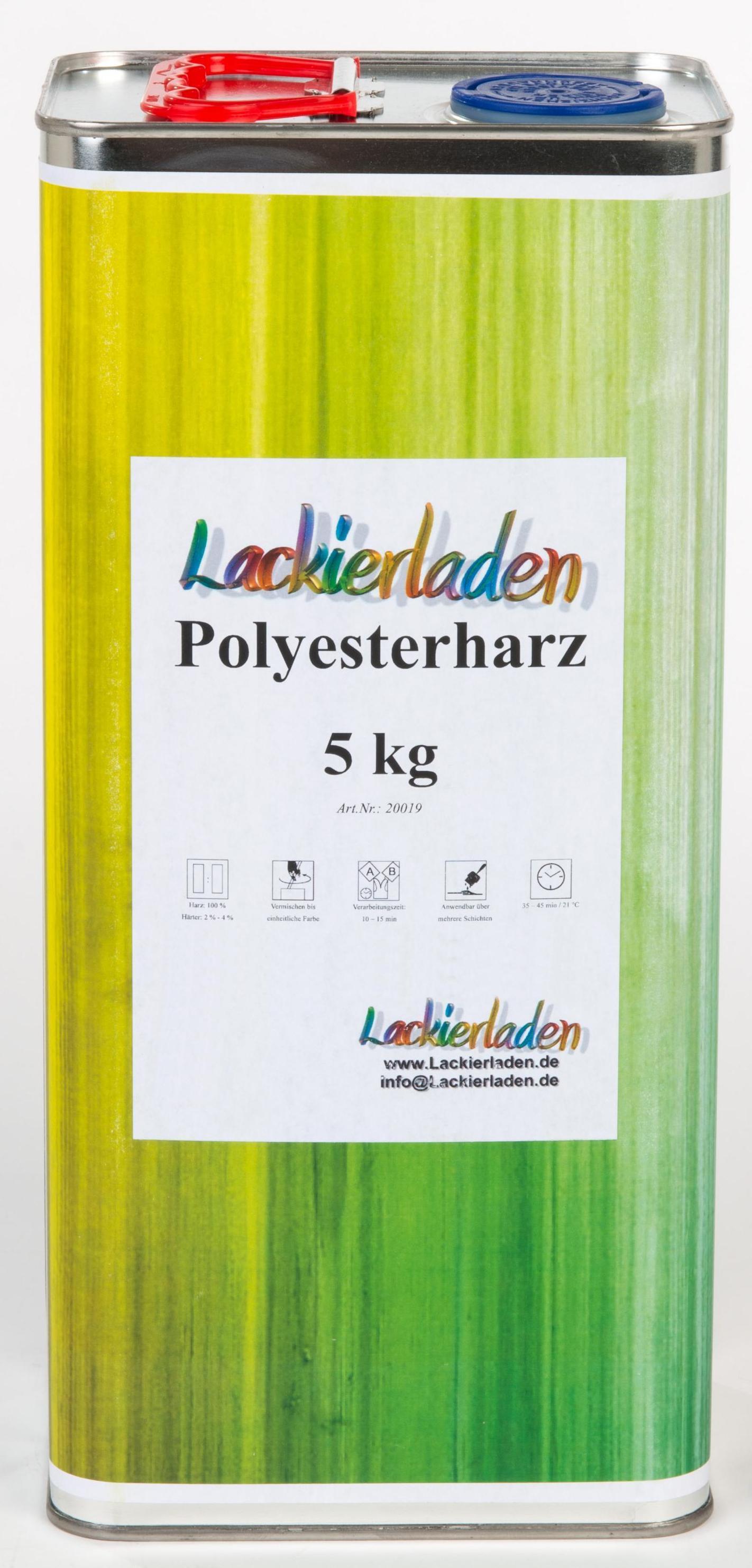 Polyesterharz inkl. Härter 5,0 kg | Harz 5000 g GFK laminieren 5kg reparieren
