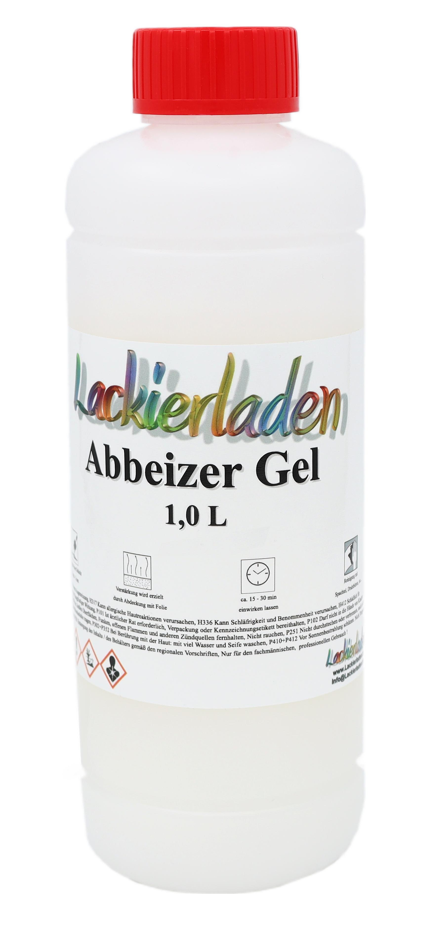 Abbeizer Gel 1,0 L | Abbeizmittel Lackentferner Farb Enlacker entfernen entlacken abbeizen lösen 1000ml 1L