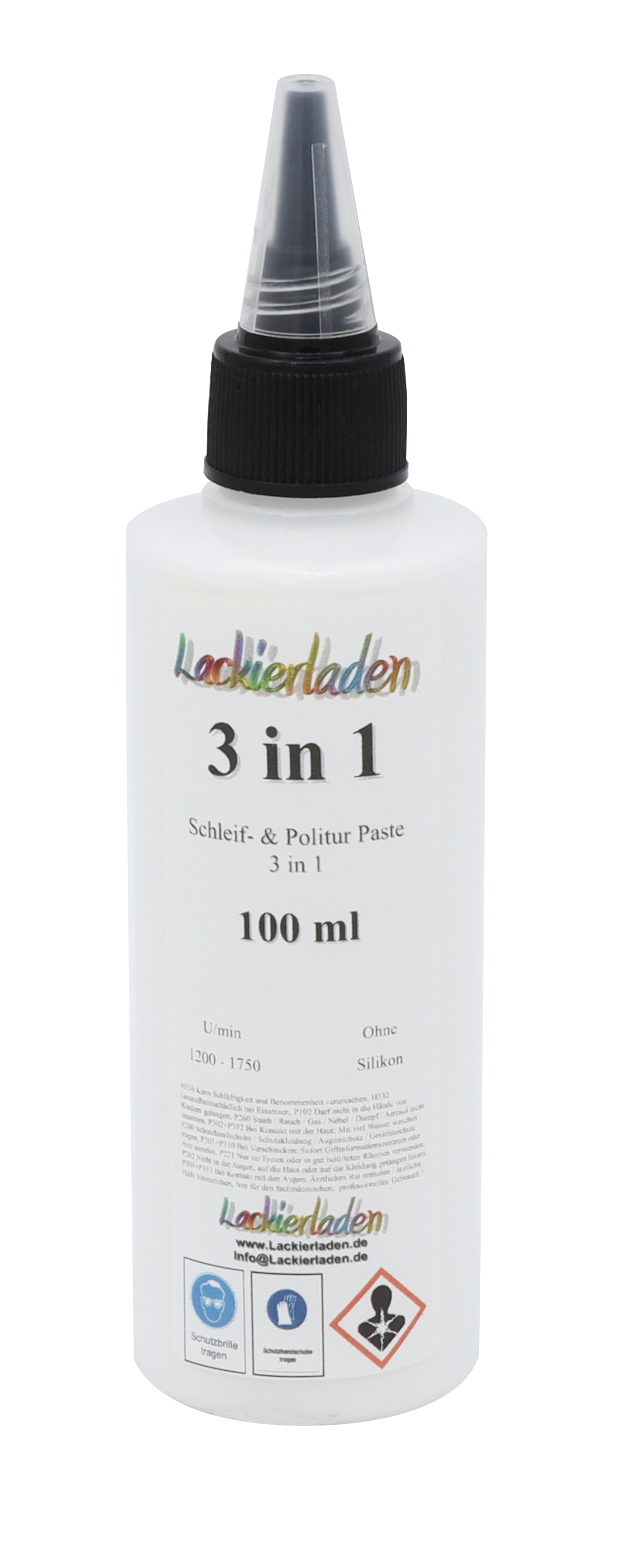 Poli 3 in 1 Schleif- & Politur Paste 100 ml | Polierpaste Schleifpaste polieren