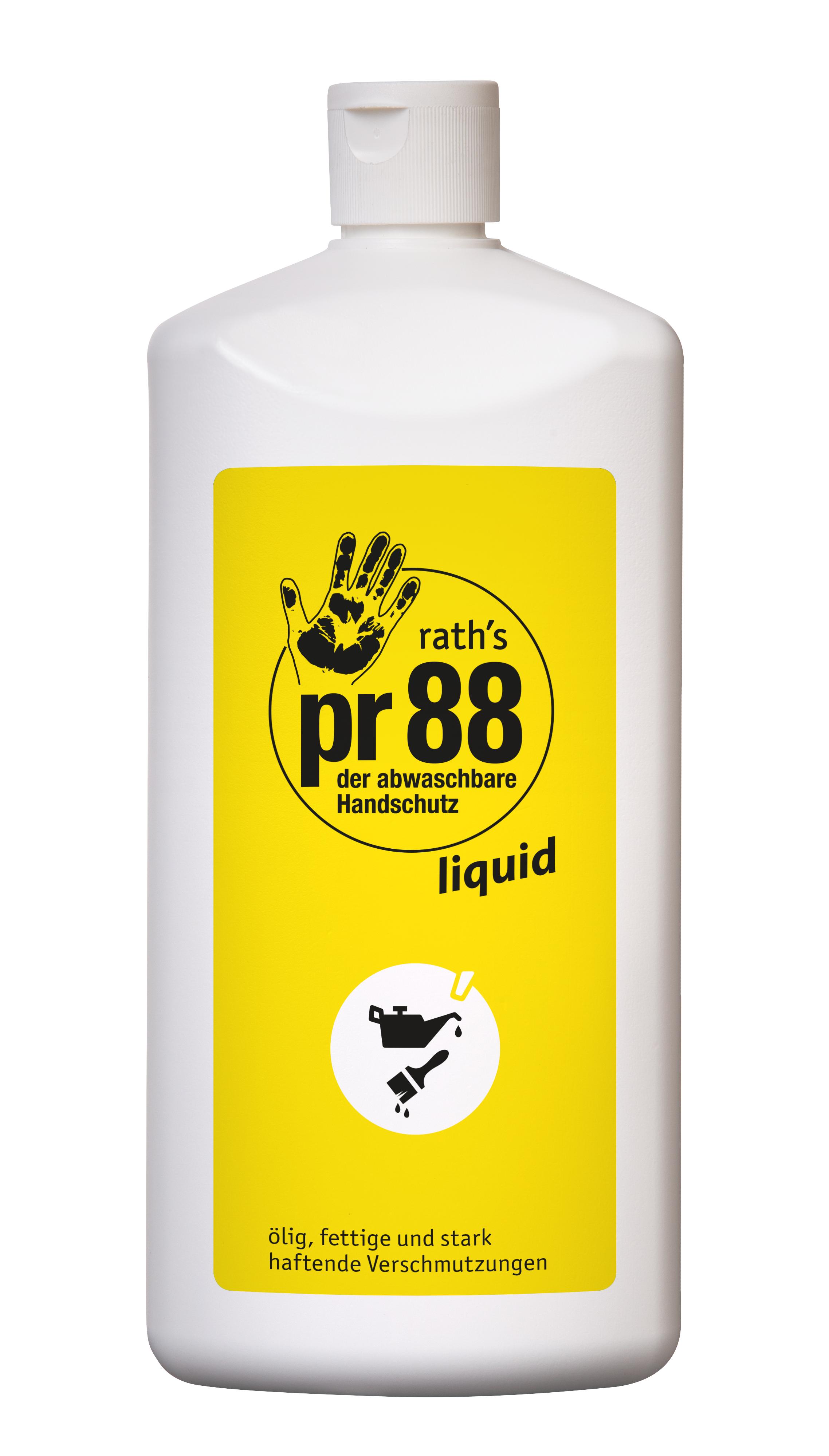 Rath's pr88 Liquid Hautschutzfluid 1,0 L | 1000 ml flüssiger Hautschutz Hände