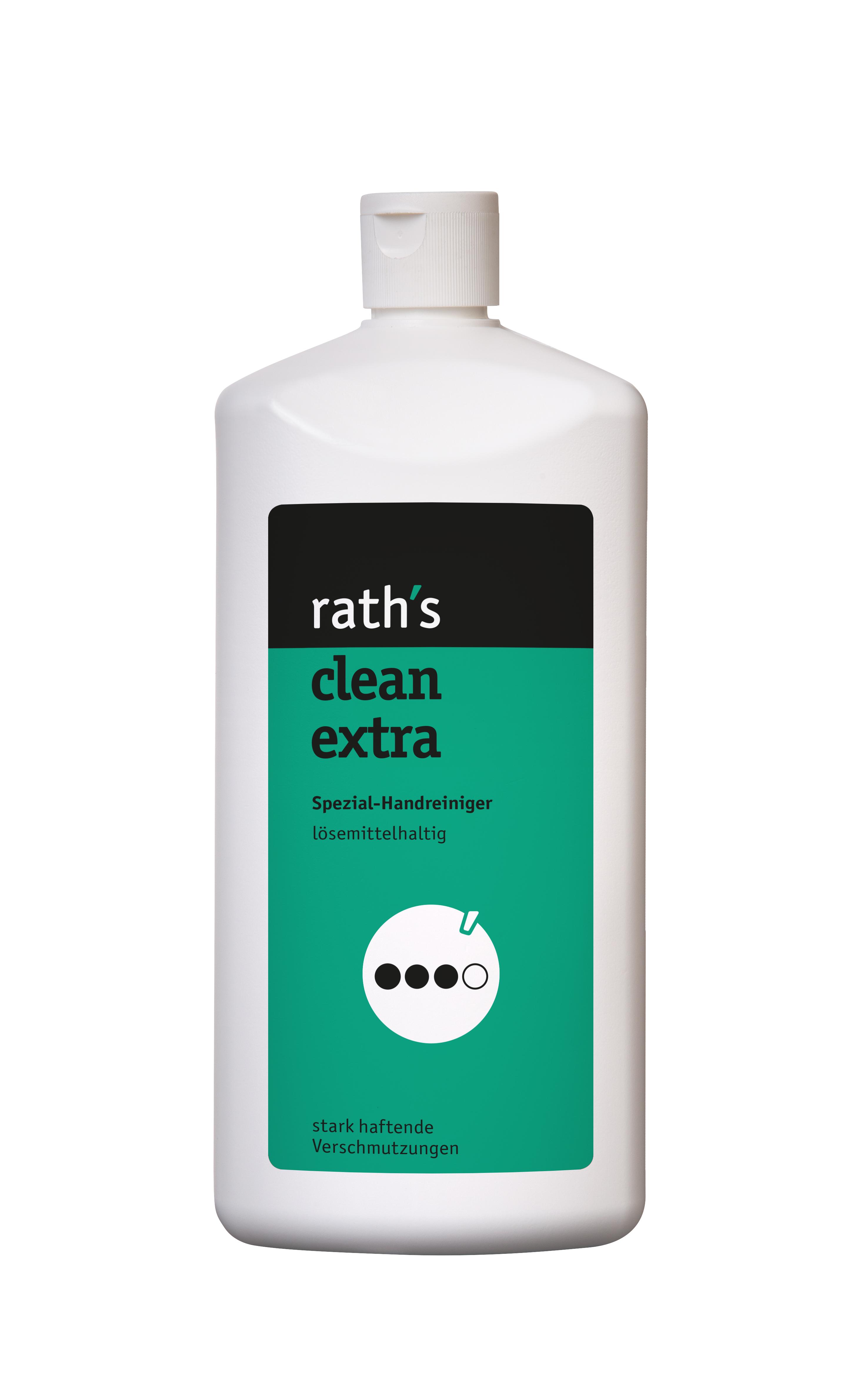 Rath´s Clean Extra, Handreiniger, Reibemittelfrei, lösemittelhaltig 1,0 L | reinigen waschen mit Lösemitteln