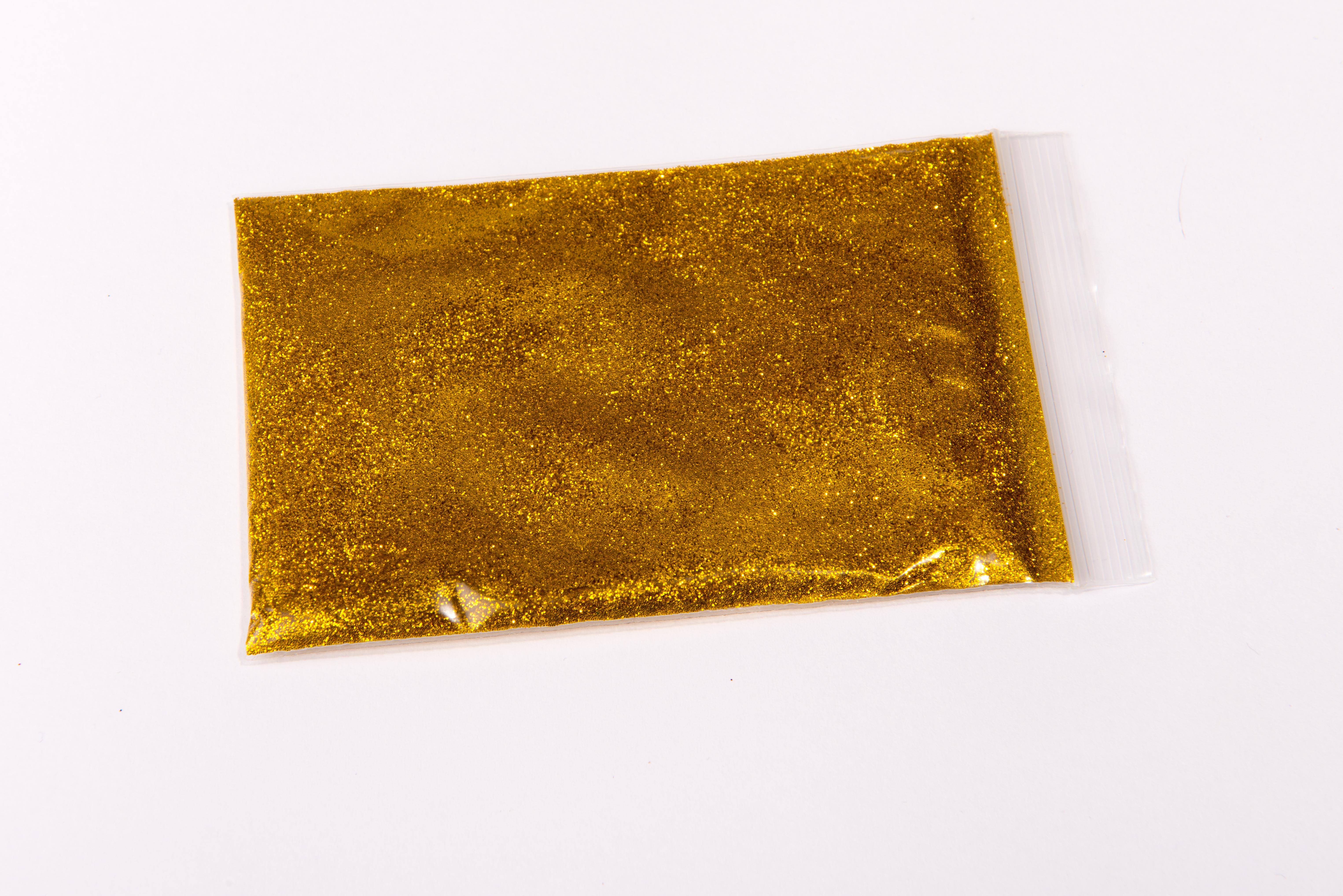 37025 Metal Flakes 25 g 0,2 mm Gold 3 | Glitzer Flitter Glitter Glimmer Effektlack
