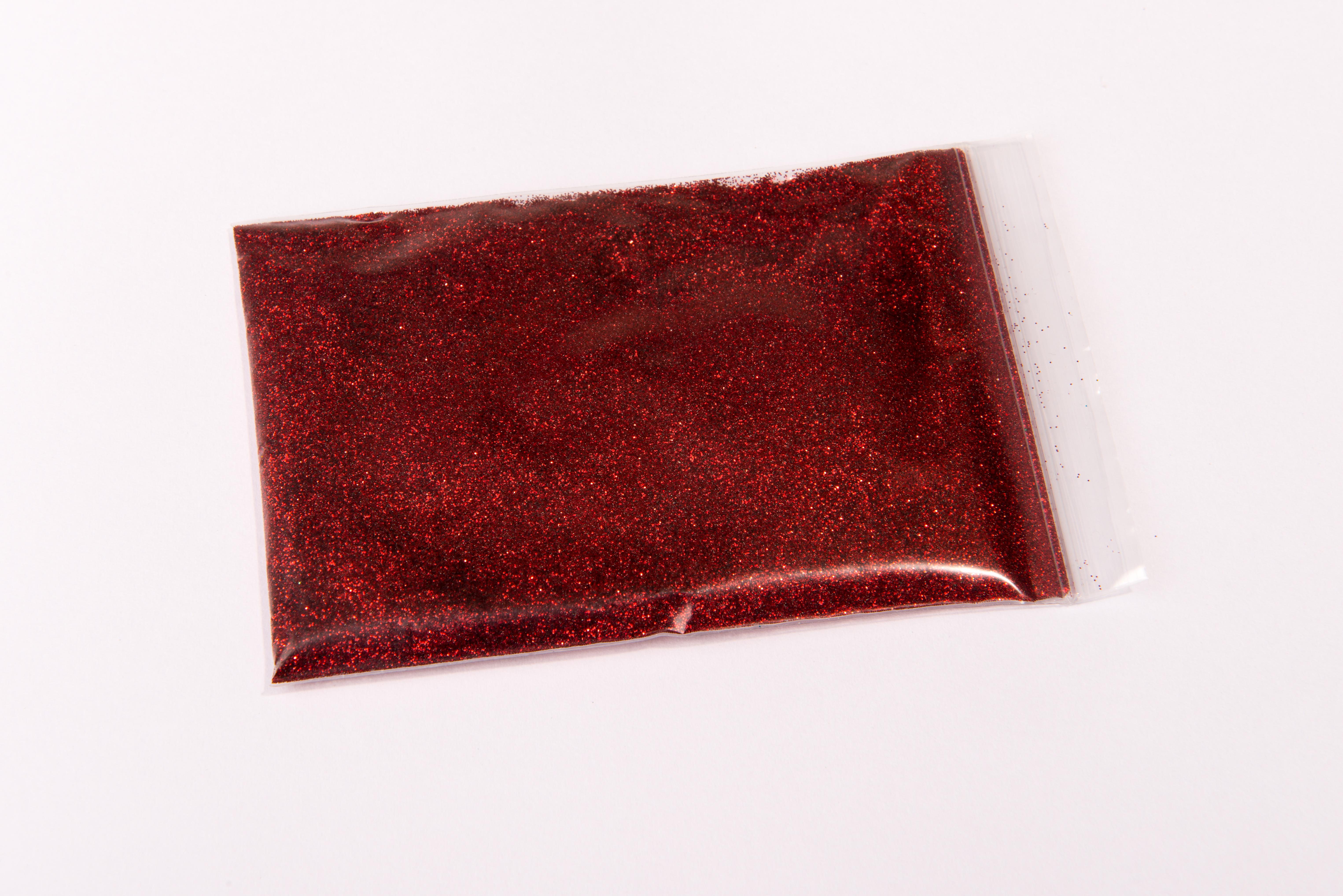 37105 Metal Flakes 25 g 0,2 mm Rot 3 | Glitzer Flitter Glitter Glimmer Effektlack