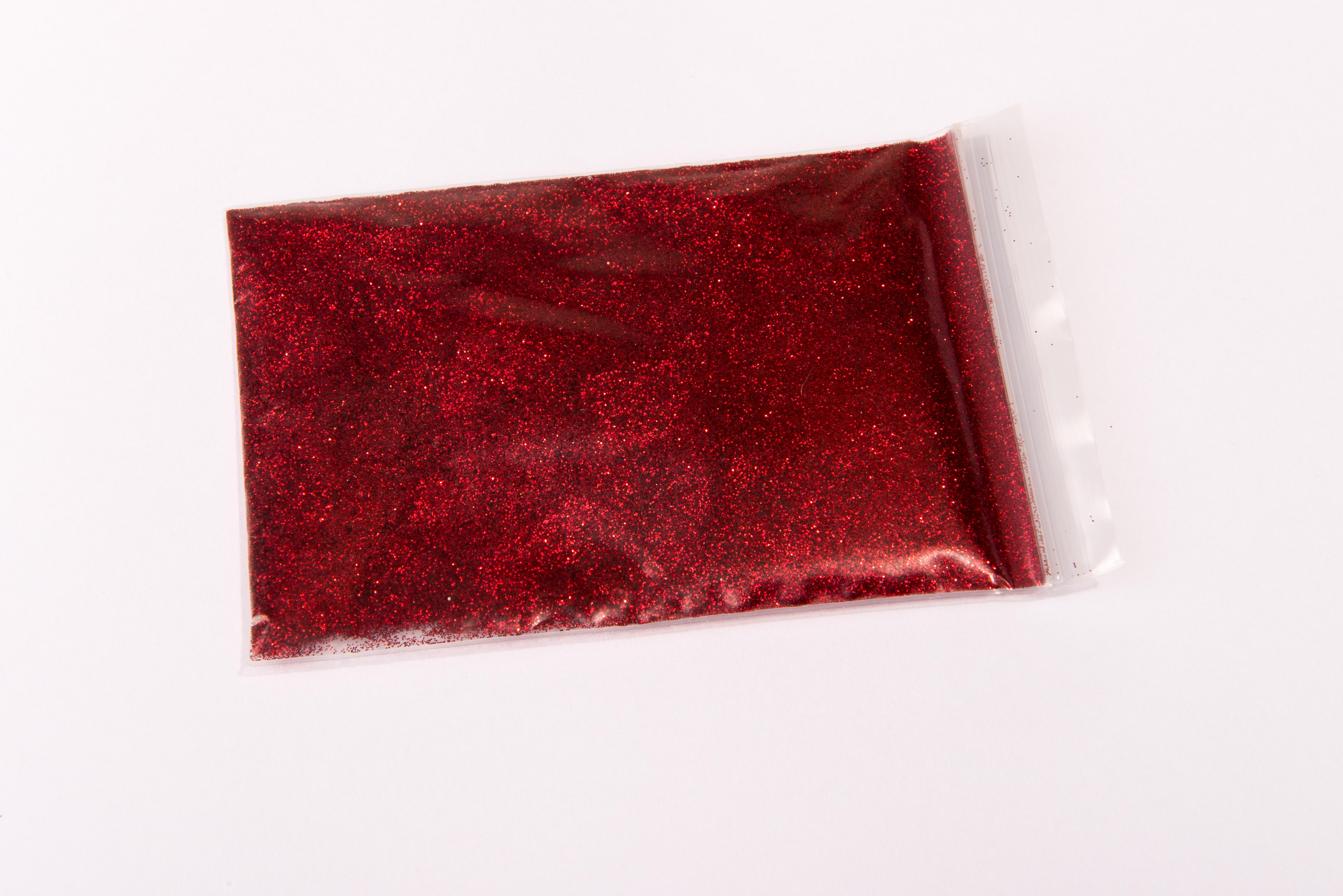 37106 Metal Flakes 25 g 0,2 mm Rot 4 | Glitzer Flitter Glitter Glimmer Effektlack