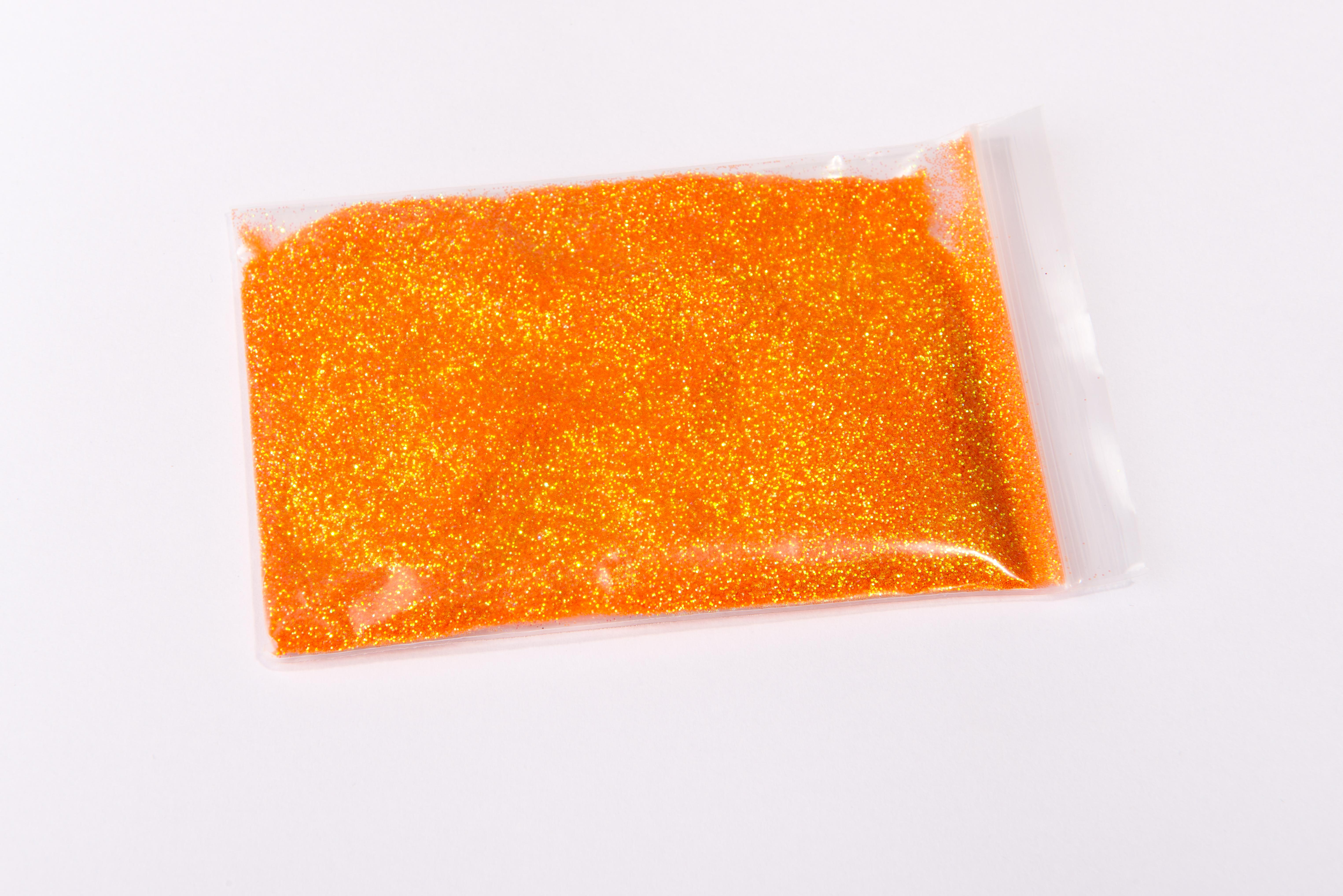 37116 Metal Flakes 25 g 0,2 mm Orange 1 | Glitzer Flitter Glitter Glimmer Effektlack
