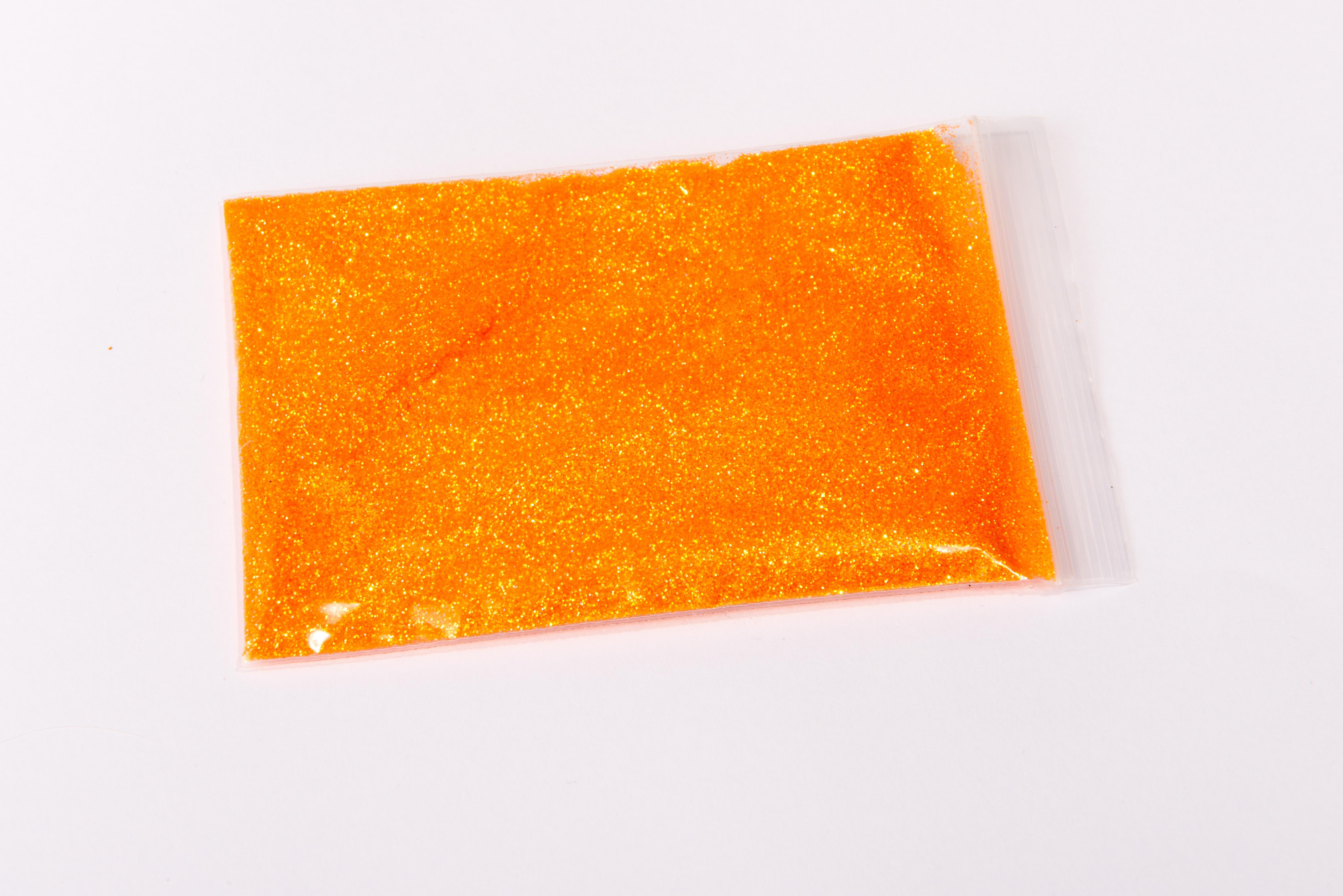 37117 Metal Flakes 25 g 0,2 mm Orange 2 | Glitzer Flitter Glitter Glimmer Effektlack