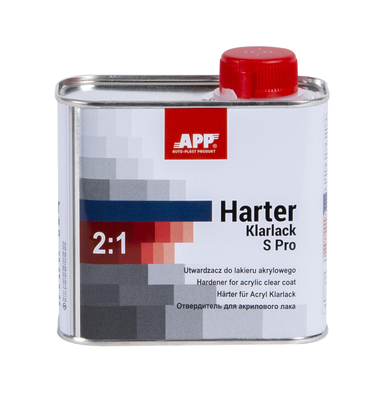 APP 020360 HS Spezial S Pro Härter - Härter für Acryllack normal 0,50 L | aushärten Clearcoat Autolack