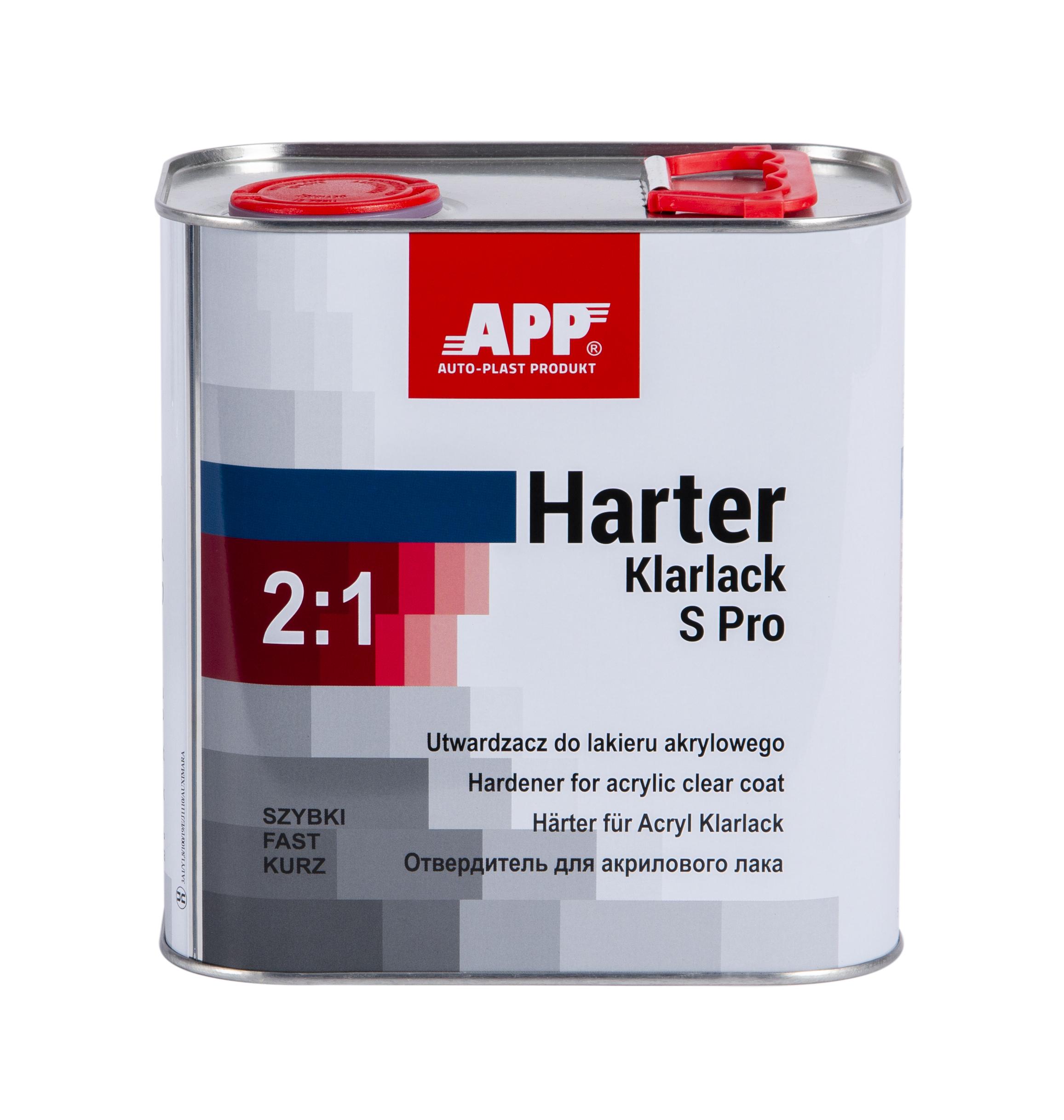 APP 020363 HS Spezial S Pro Härter - Härter für Acryllack schnell 2,5 L | aushärten Clearcoat Autolack