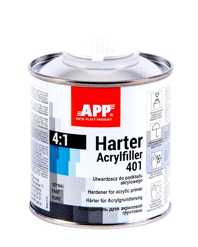 APP 020521 HS Acrylfiller Härter 4:1 - Härter 2K Füller FHS schnell 0,25 L | aushärten schnell Grundierung 250 ml