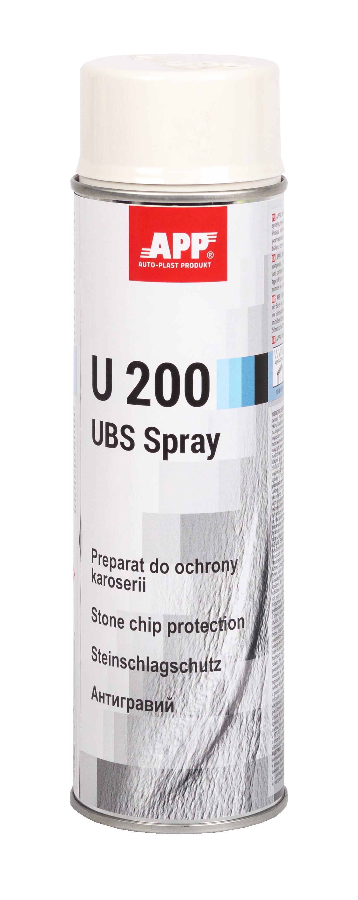 APP 050206 U200 Spraydose - Karosserieschutzmittel 500 ml weiß | Sprühdose Unterbodenschutz white