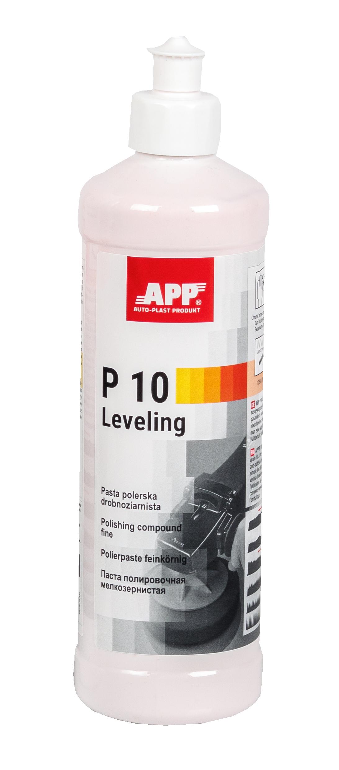 APP 081316 Leveling Compound - P10 Polierpaste Politur feinkörnig 500ml | Schleifpaste polieren Paste Autolack fein