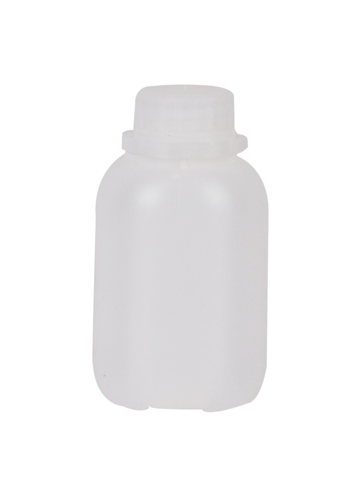 APP 250207 PP HDPE - Hilfsbehälter mit Skala, Verschluss, transparent 0,15 L | Plasteflasche Leerbehälter Kunststoffflasche