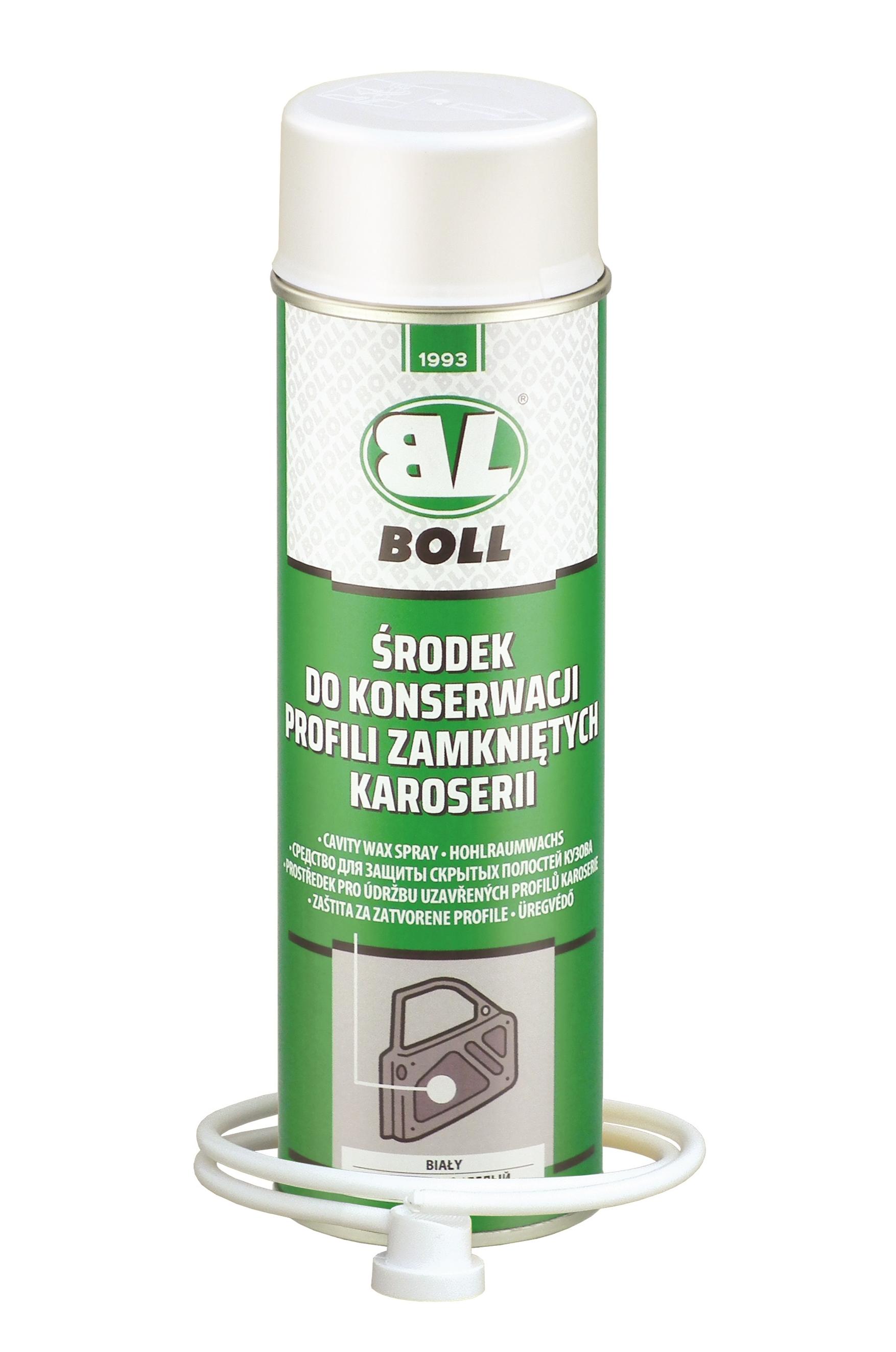 Boll 0010102 Spraydose Hohlraumwachs weiß 500 ml  Sprühdose versiegeln  schützen konservieren 0,5 L