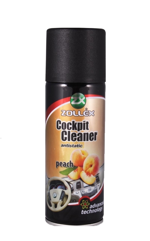 Zollex 2439 Cockpit Reiniger Spray 200 ml Peach / Pfirsich | Reinigungsspray Autopflege Innenraum Duft