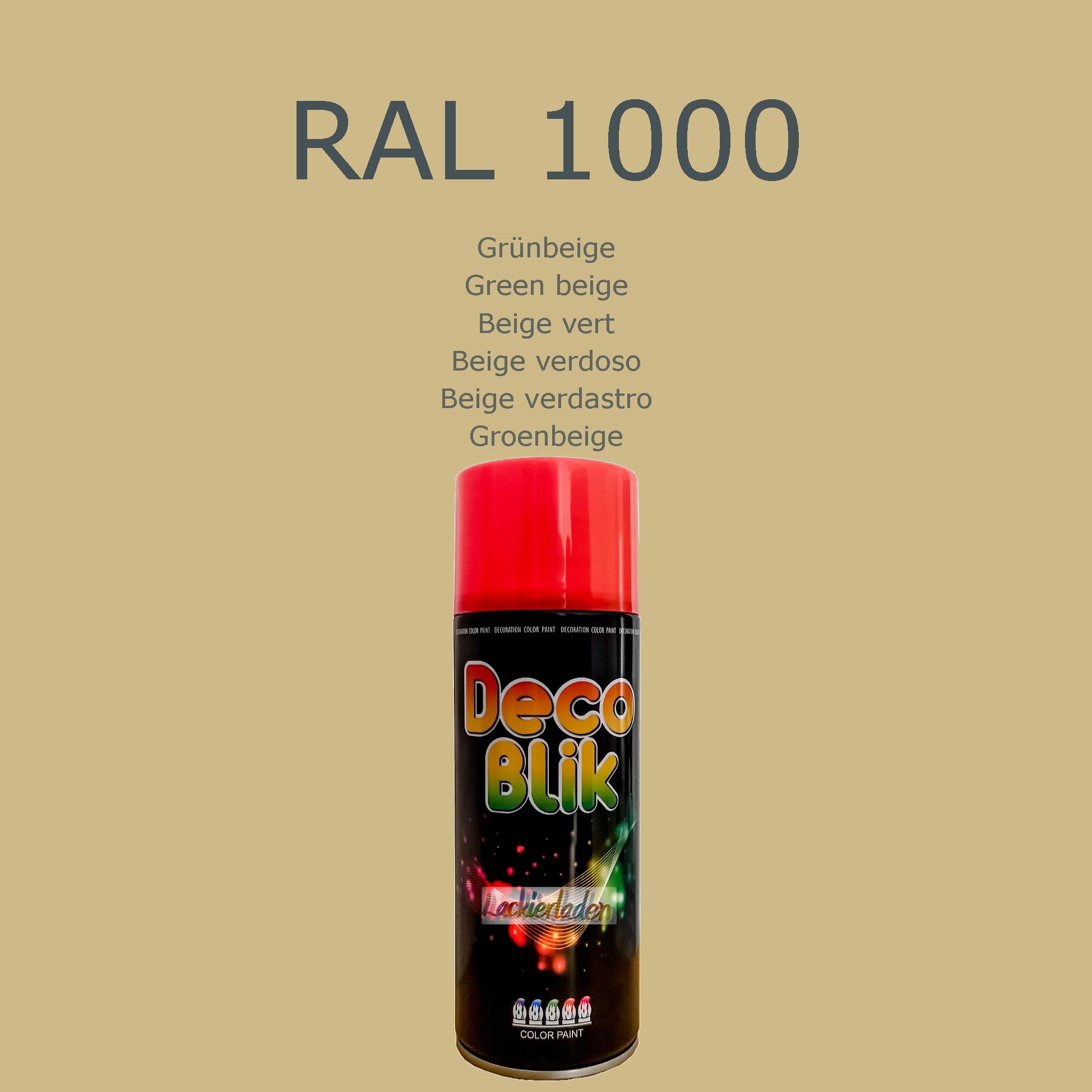 Zollex Decolack Spraydose 400 ml RAL 1001 Beige | Dekolack Lackspray Sprüh Dose