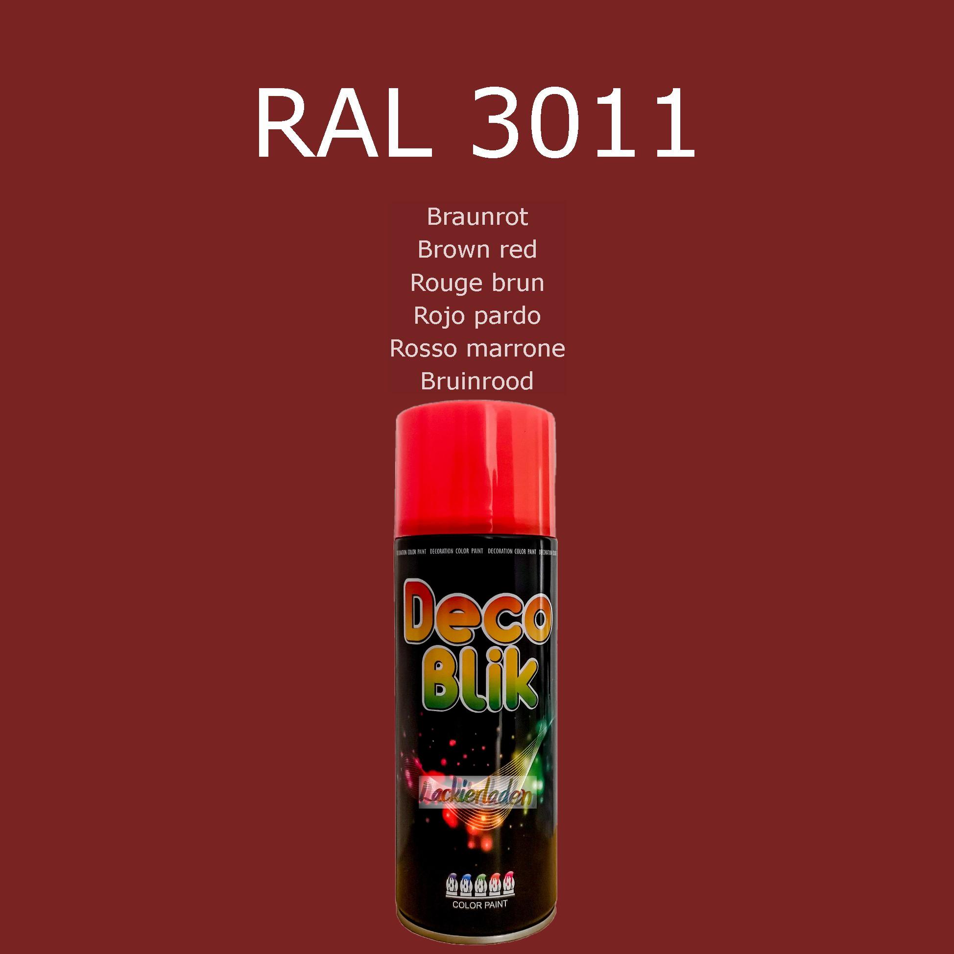 Zollex Decolack Spraydose 400 ml RAL 3011 Braunrot Brown red Rouge brun Rojo pardo Rosso marrone Bruinrood | Dekolack Lackspray Sprüh Dose