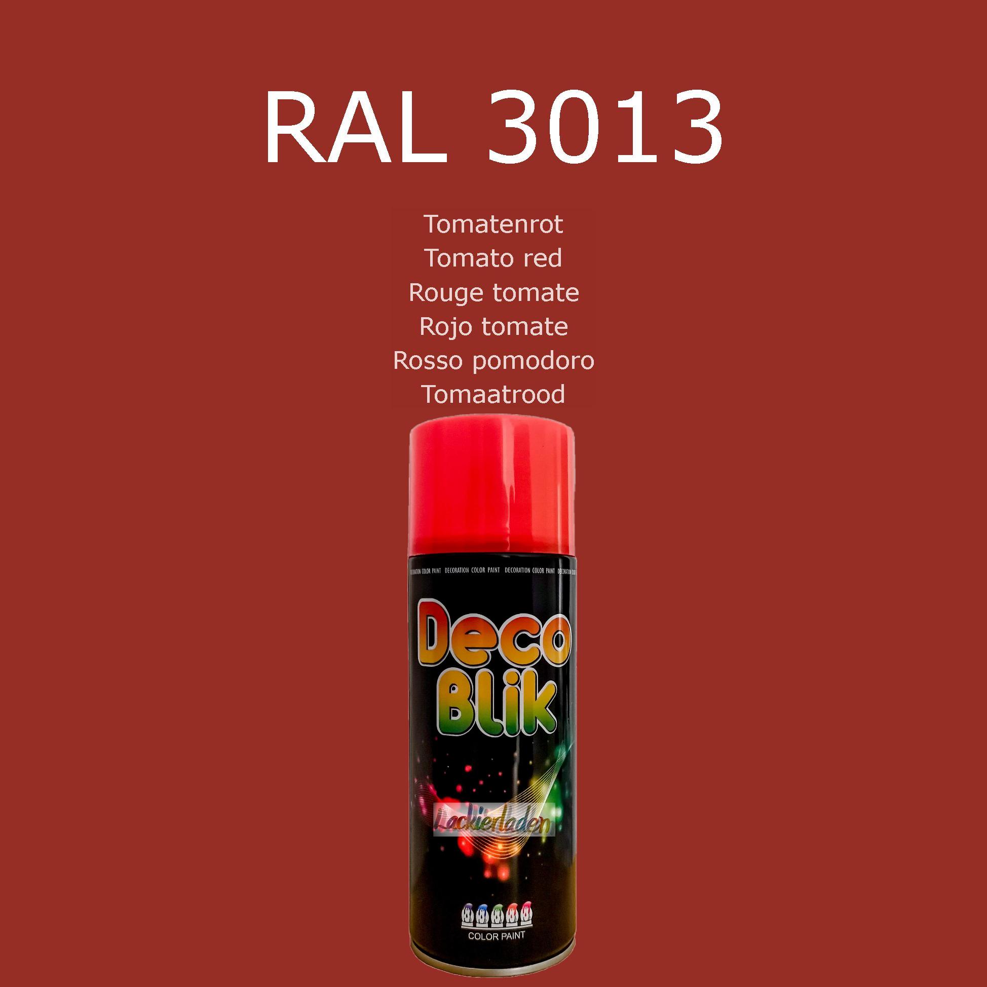 Zollex Decolack Spraydose 400 ml RAL 3013 Tomatenrot Tomato red Rouge tomate Rojo tomate Rosso pomodoro Tomaatrood | Dekolack Lackspray Sprüh Dose