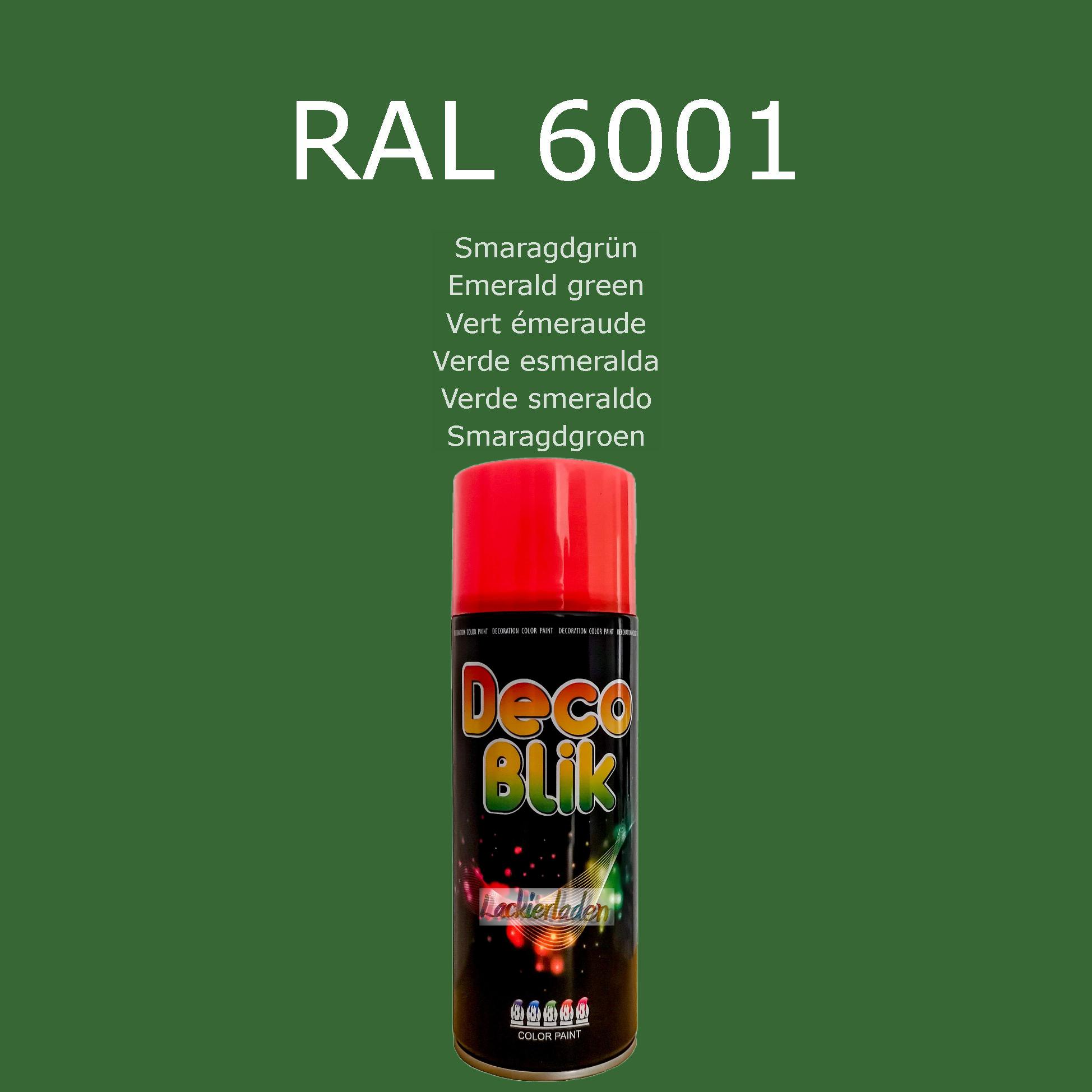 Zollex Decolack Spraydose 400 ml RAL 6001 Smaragdgrün Emerald green Vert émeraude Verde esmeralda Verde smeraldo Smaragdgroen | Dekolack Lackspray Sprüh Dose