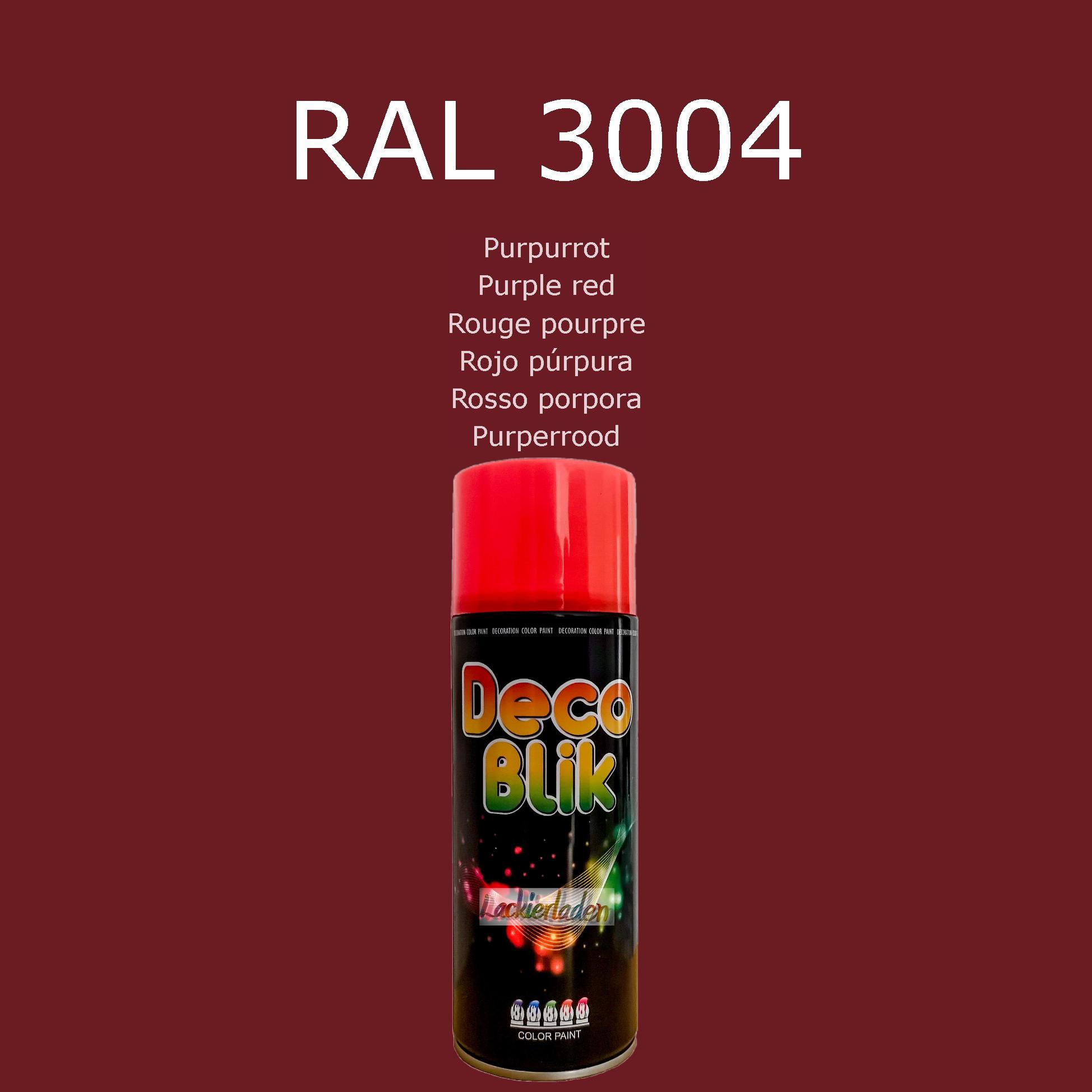 Zollex Decolack Spraydose 400 ml RAL 3004 Purpurrot Purple red Rouge pourpre Rojo púrpura Rosso porpora Purperrood | Dekolack Lackspray Sprüh Dose
